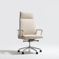 Poltrona ergonomica da ufficio dalle linee essenziali, colore grigio